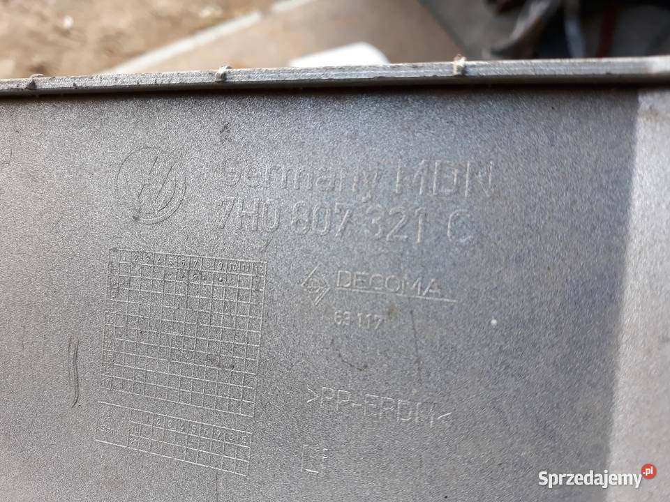 VW T5 MULTIVAN NAROŻNIK LEWY ZDERZAKA TYŁ osobowe Międzychód