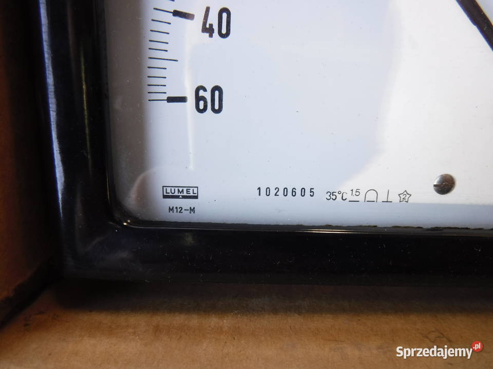 Woltomierz 060V miernik analogowy M12M 60060V Otwock