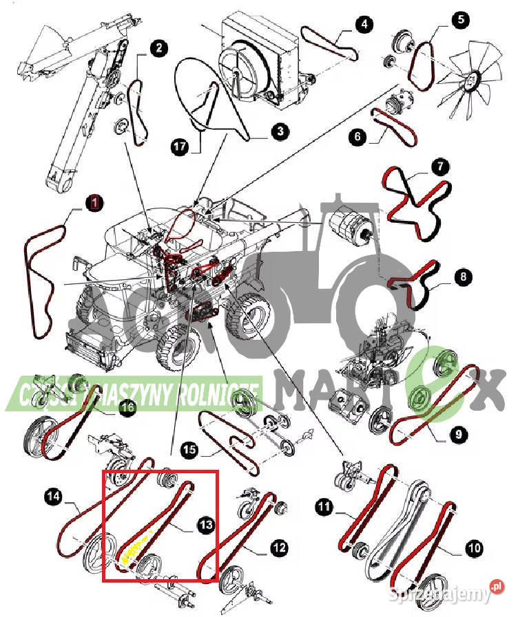 84345674 PAS KLINOWY 2HB2640 CNH