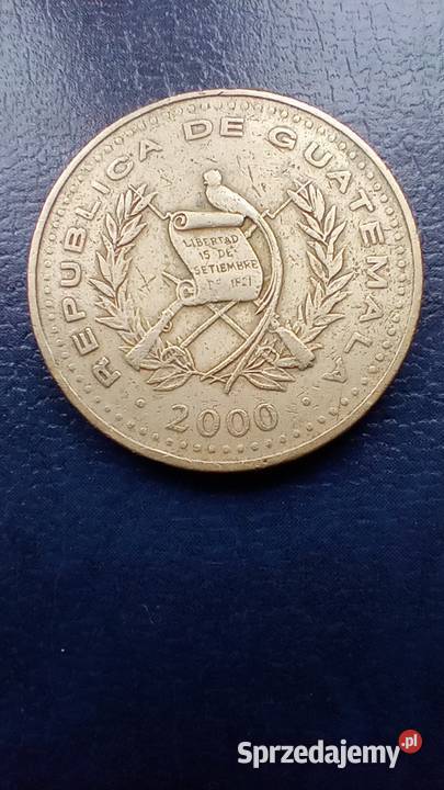 Stare monety 1 quetzal 2000 Gwatemala Lesko sprzedam