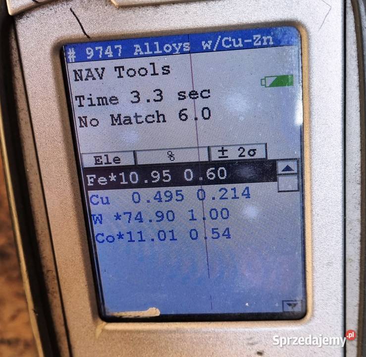 OPIS Wolfram Kobalt Węglik spiekany Widia Produkcja