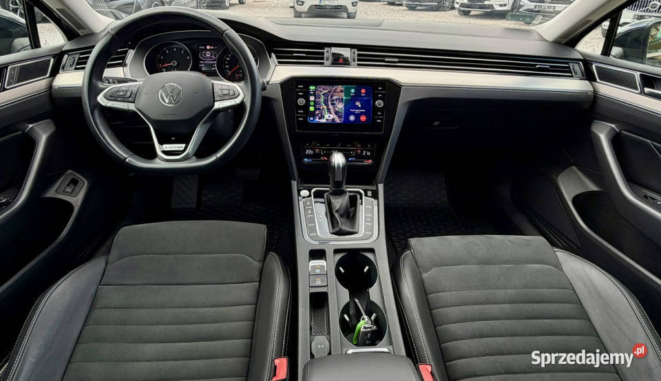 Volkswagen Passat 4motionHighlineSalon FVAT B8 czarny Kamienna Góra