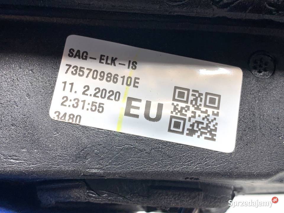 LUSTERKO PRAWY FIAT TIPO Kombi CZERWONY