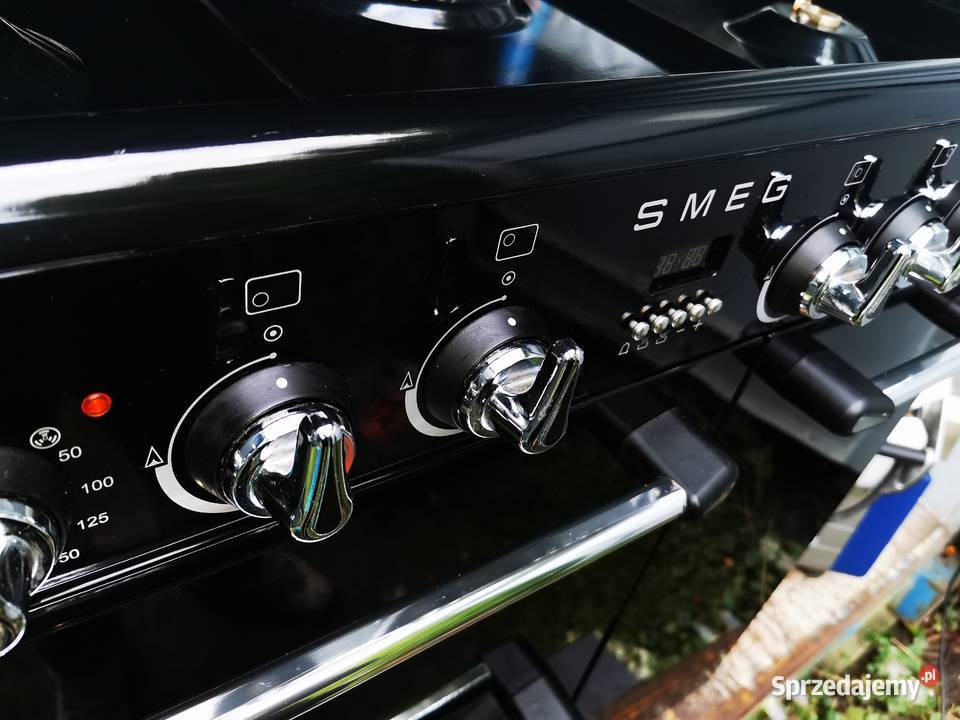 KUchnia gazowa SMEG piekna czarna 90 nowa 18000 Katowice