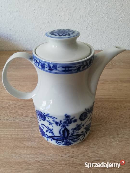 Sygnowany dzbanek wzór cebulowy Gorlice