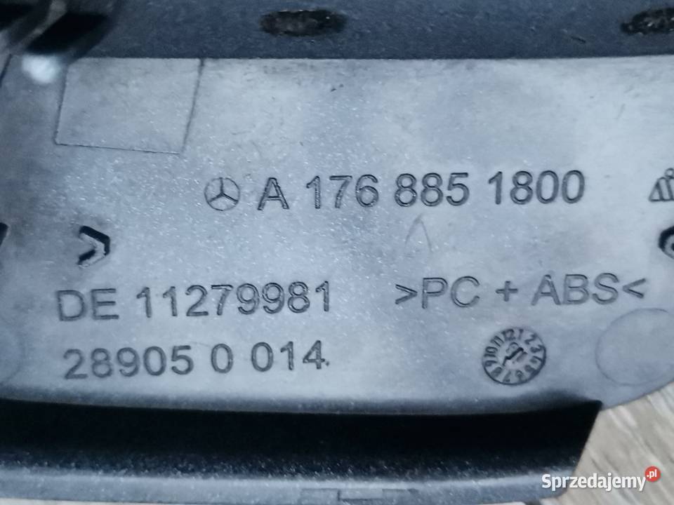 MERCEDES AKLASA W176 AMG ZAŚLEPKA HAKA PRZÓD osobowe Międzychód
