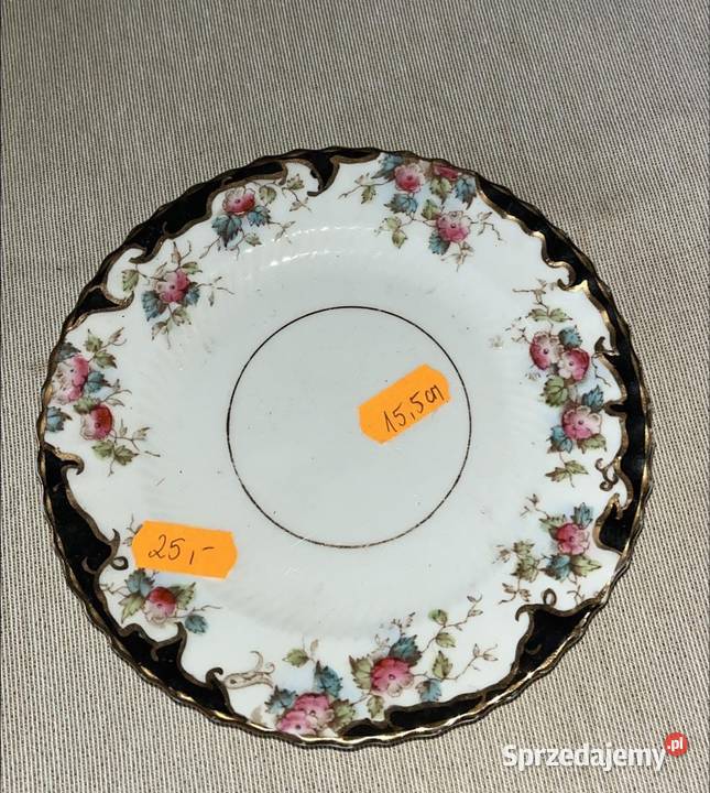 Angielski talerzyk deserowy Bez sygnatury Gdańsk