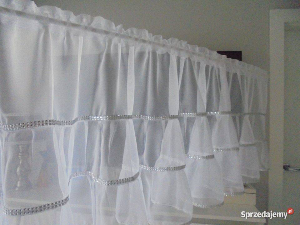 firanki lambrekin 19048 z cyrkoniami glamur kujawsko-pomorskie Włocławek sprzedam