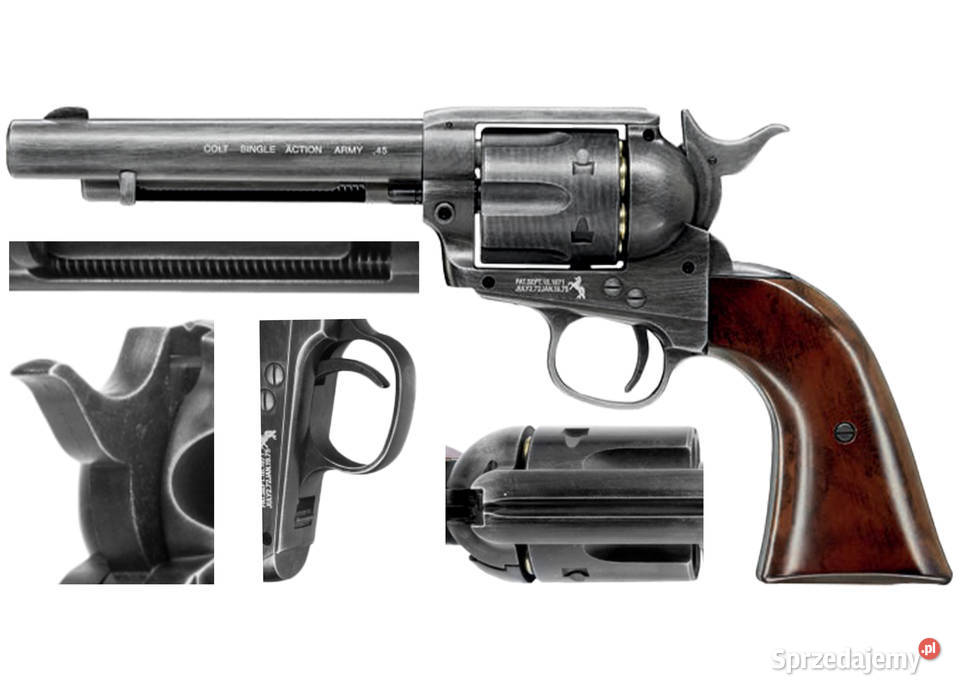 Rewolwer wiatrówka Colt SAA 4555 antyk 45 mm Warszawa sprzedam