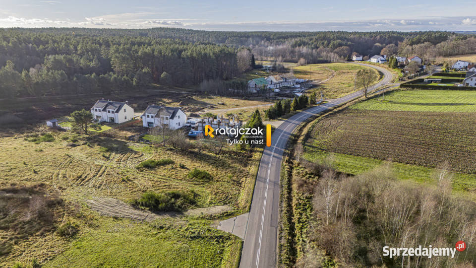 Działka Wielka Piaśnica Kaszubska 1099m2 polna Domatówko sprzedam