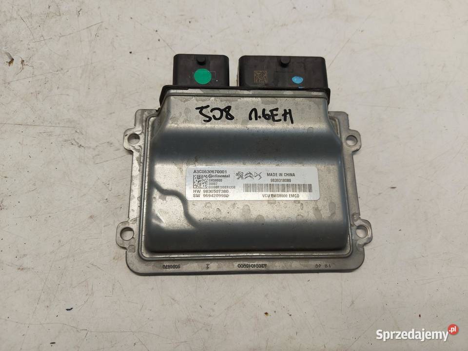 PEUGEOT 508 II 16 Komputer sterownik silnika ECU