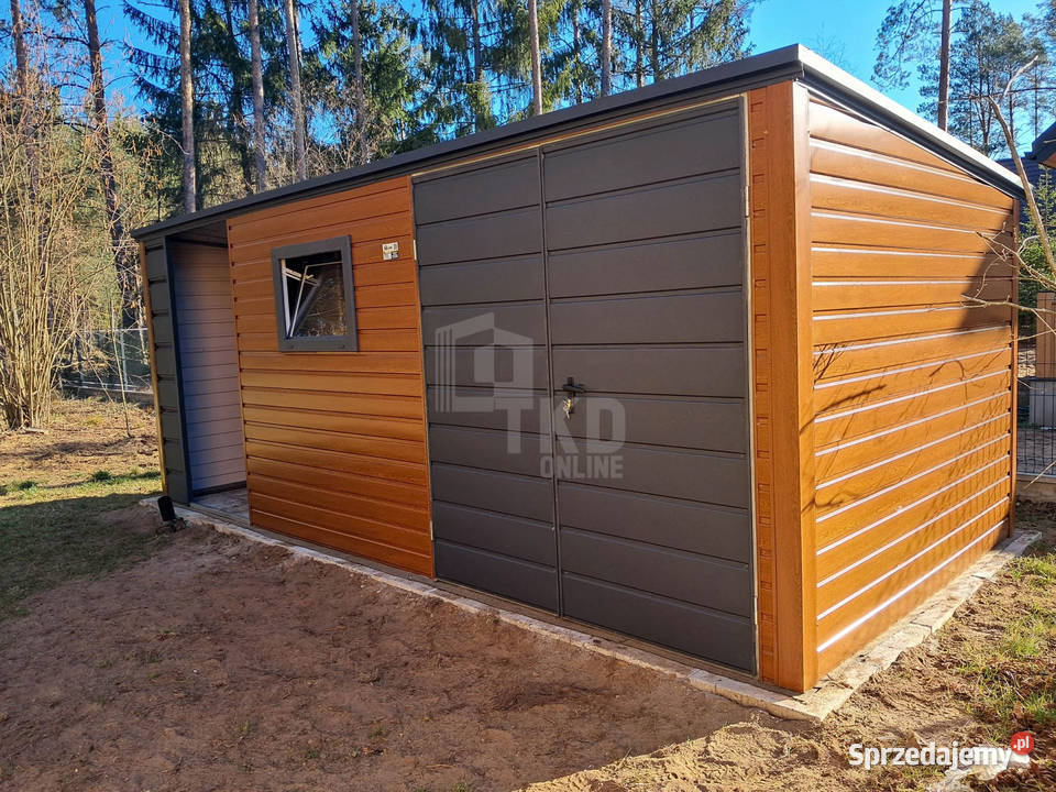 Schowek domek ogrodowy 45x2m wiata 2m brama okno Wągrowiec