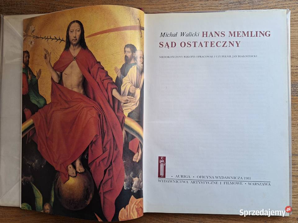 Hans Memling Sąd Ostateczny Michał Walicki Kraków sprzedam