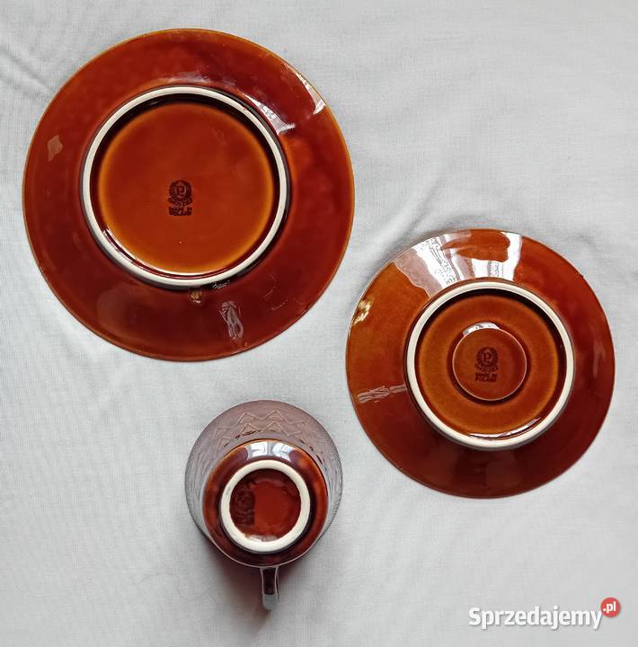Zestaw śniadaniowy fason Ira Porcelit Chodzież wielkopolskie Koźminek