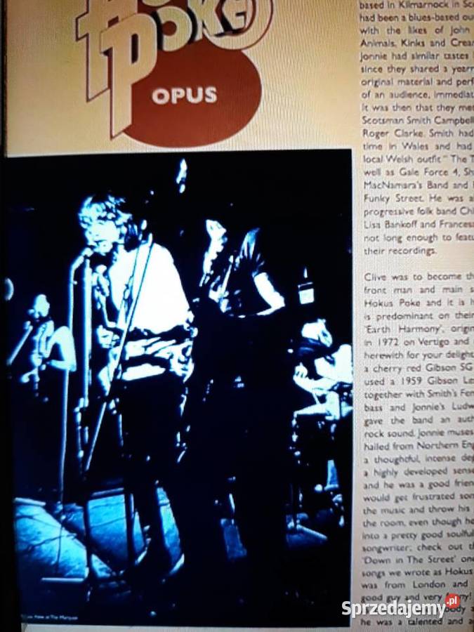 Archiwum blues rocka HOKUS POKE Earth Harmony sprzedam