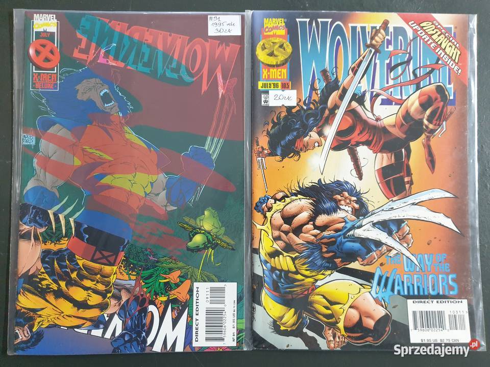 Wolverine 11 oryginalnych komiksów Marvel USA