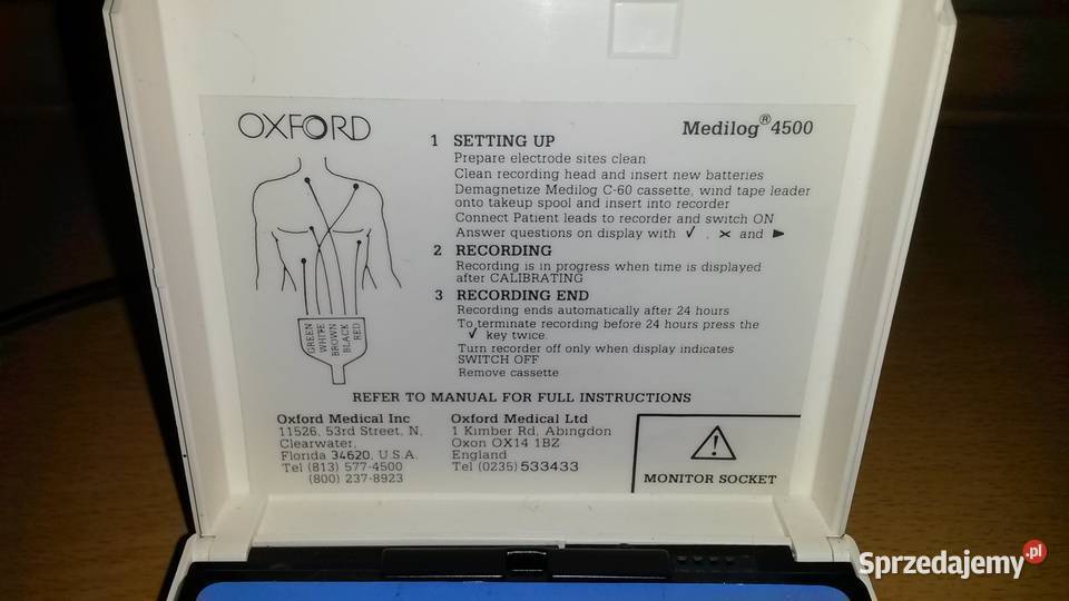 Oxford Medilog 4500 Holter Poznań