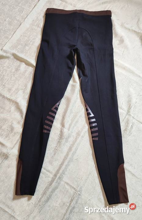 Legginsy bryczesy jeździeckie z silikonowym Jasień