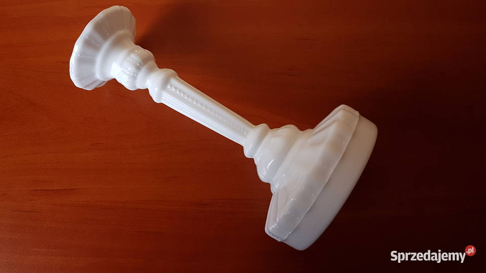 Kolumnowy świecznik lattimo kat 1155 lichtarz Porcelana i szkło sprzedam