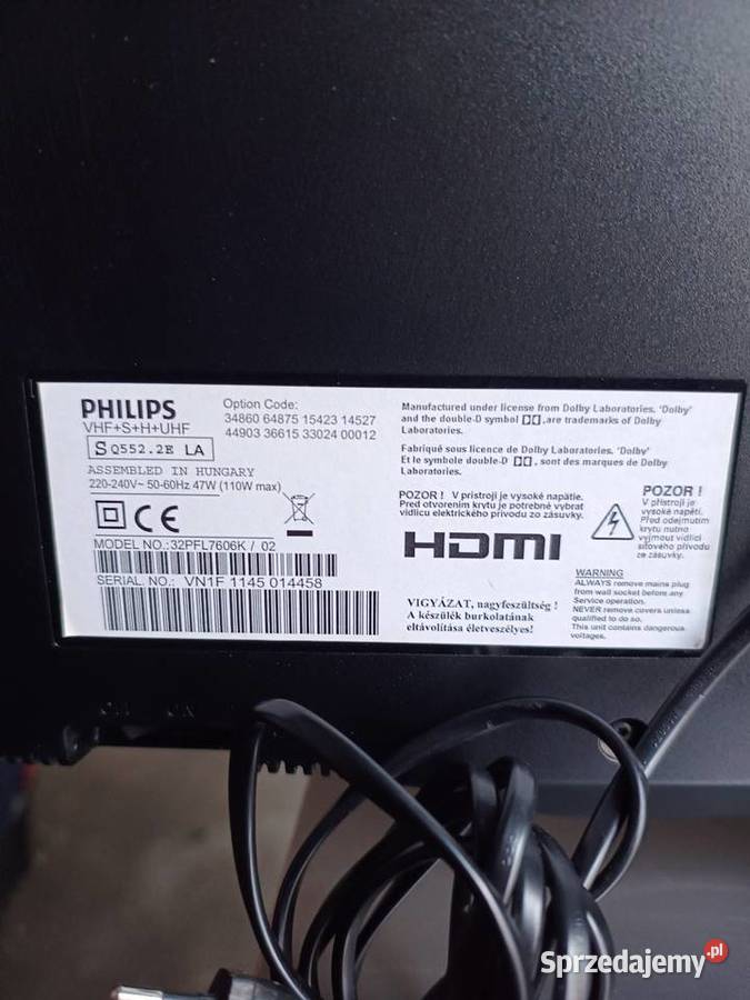 TV Philips 32 całe Legnica dolnośląskie sprzedam