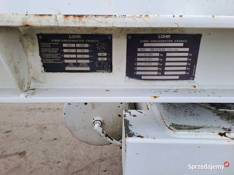 Przyczepa do kontenerów hakowych Chojnice sprzedam