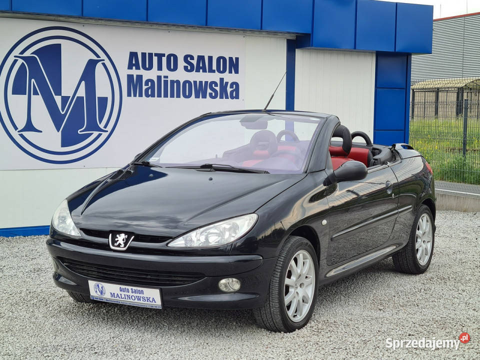 Peugeot 206 CC Klimatronik Skóra Grzane Fotele VAT marża Wągrowiec