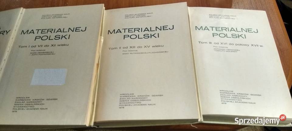 Historia kultury materialnej Polski w zarysie pomorskie Gdańsk