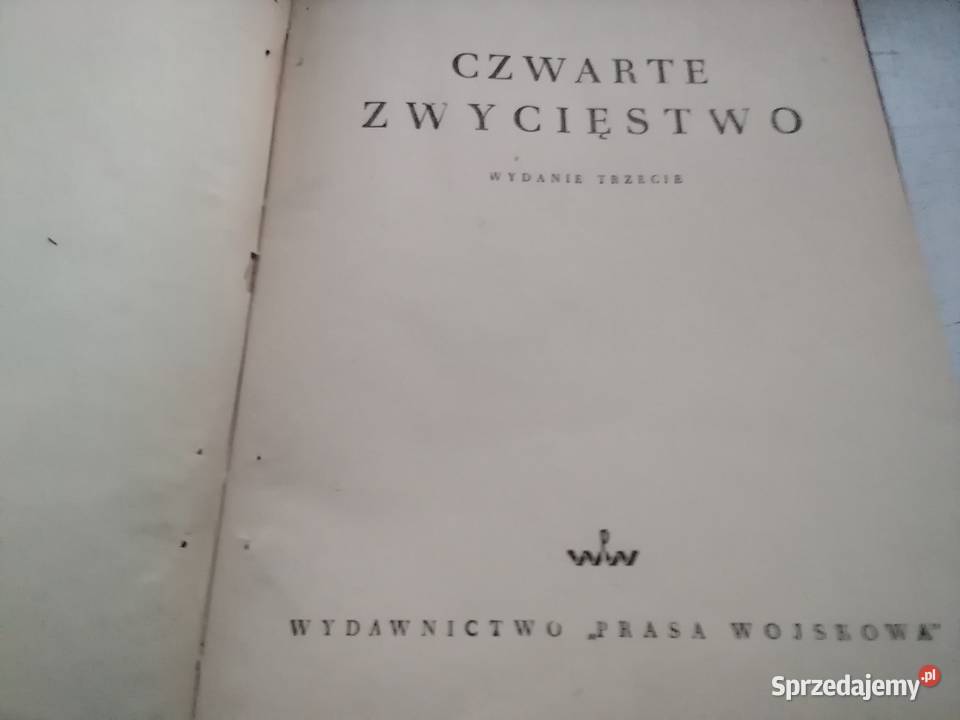 Czwarte zwycięstwo wyd trzecie 1950 r