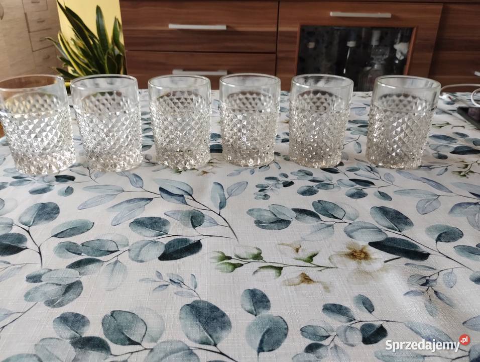 PRL szklanki Ząbkowice 6 Łódź sprzedam