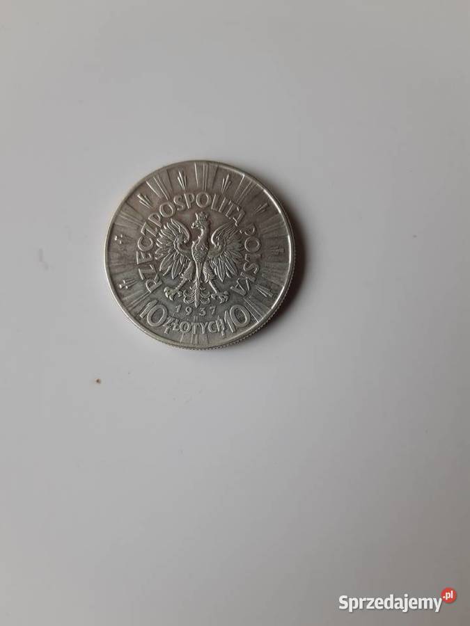 II RP 10 złotych Józef Piłsudski 1937 super stan Potulice sprzedam