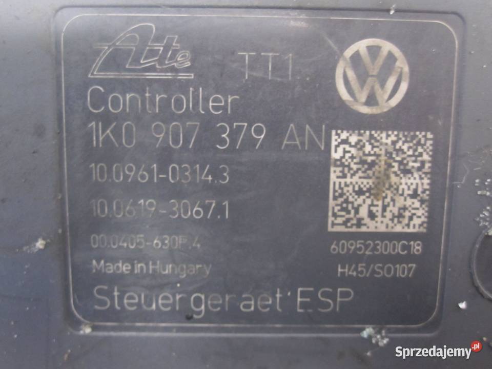 POMPA STEROWNIK ABS 1K0614517BJ VW GOLF VI 14 osobowe Kielce