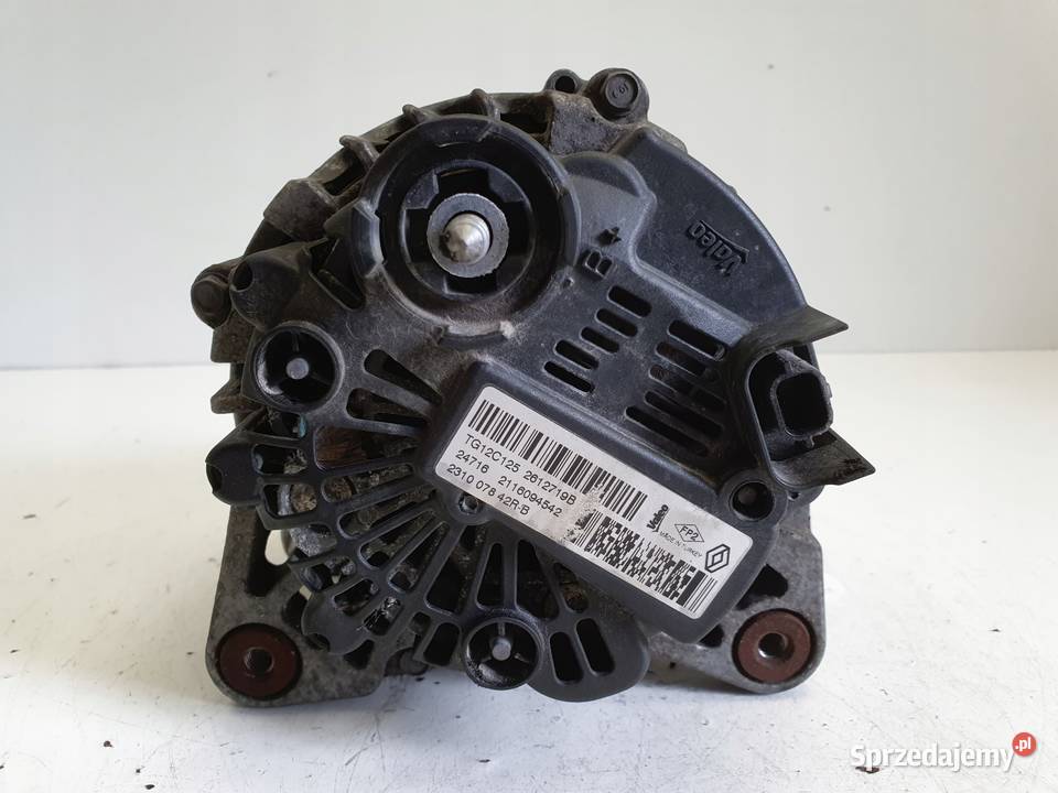ALTERNATOR Dacia Duster I 12 TCe valeo Układ elektryczny silnika