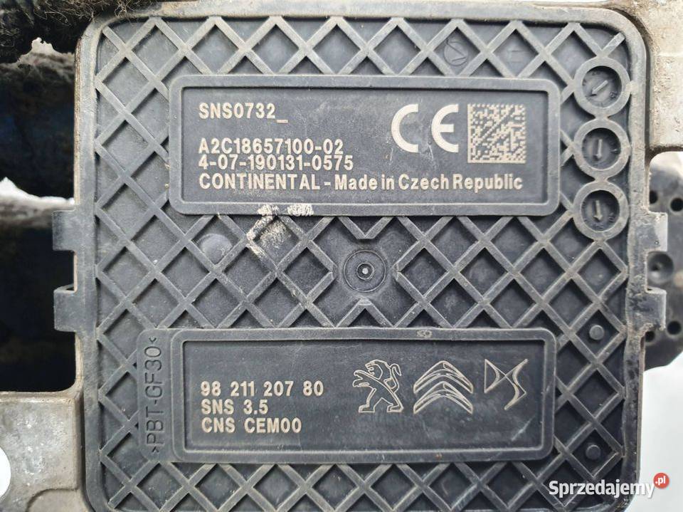 SONDA PEUGEOT BOXER III 9821120780 osobowe Pozostałe Lipno