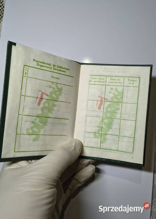 Legitymacja i przypinka NSZZ Solidarność podkarpackie Rzeszów