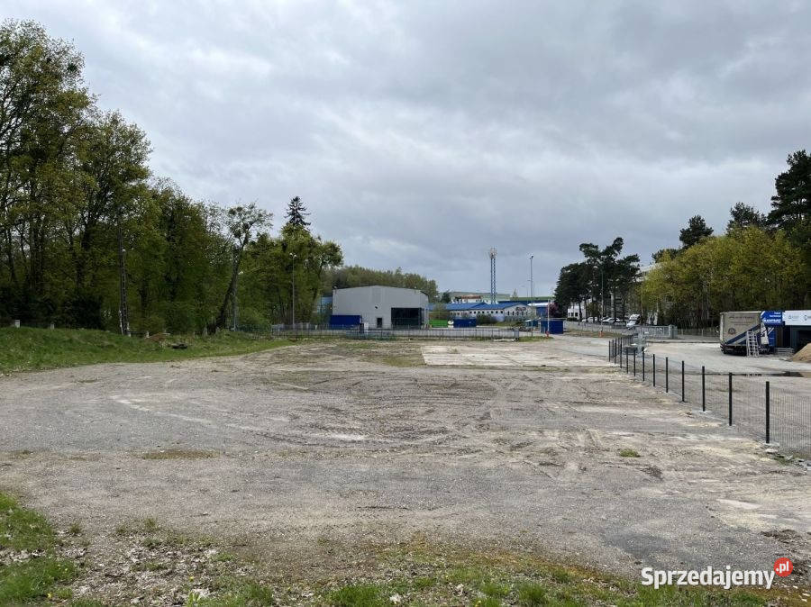 Plac 6500 mkw składowy handlowy parking Straszyn