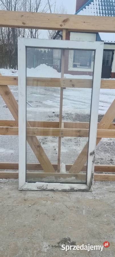OKNA KacprzaK Witryna 73x138 FIX Używany PCV Siedlce