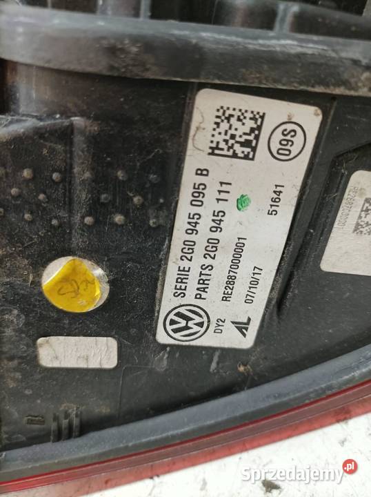LAMPA TYŁ LEWA 5D HB 2G0945095B VW Volkswagen sprzedam