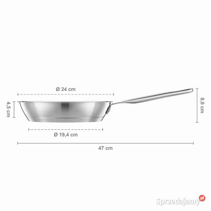 Patelnia 24 All Steel Pure 1065627 Opalenica