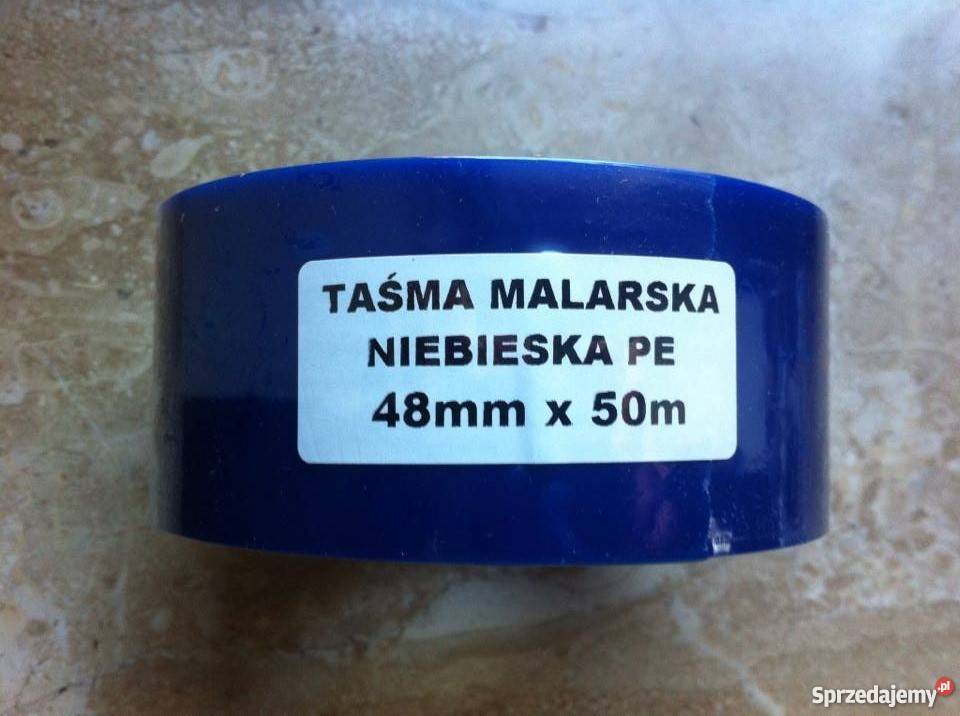 Taśma malarska niebieska PE 48mm50m Materiały budowlane Warszawa