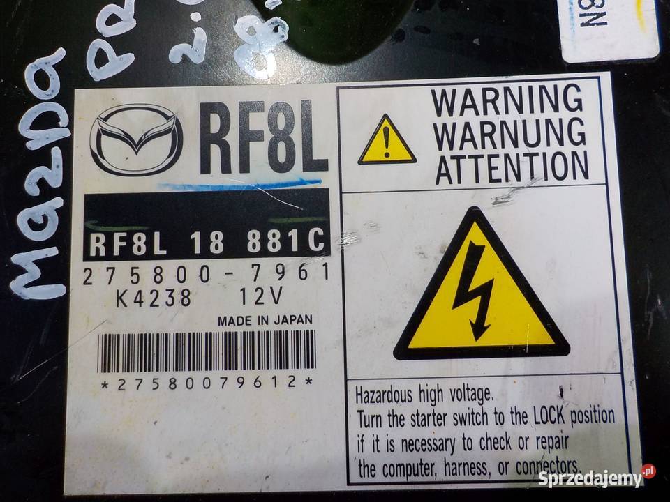 MAZDA 5 20 D sterownik silnika 2758007961 Suków