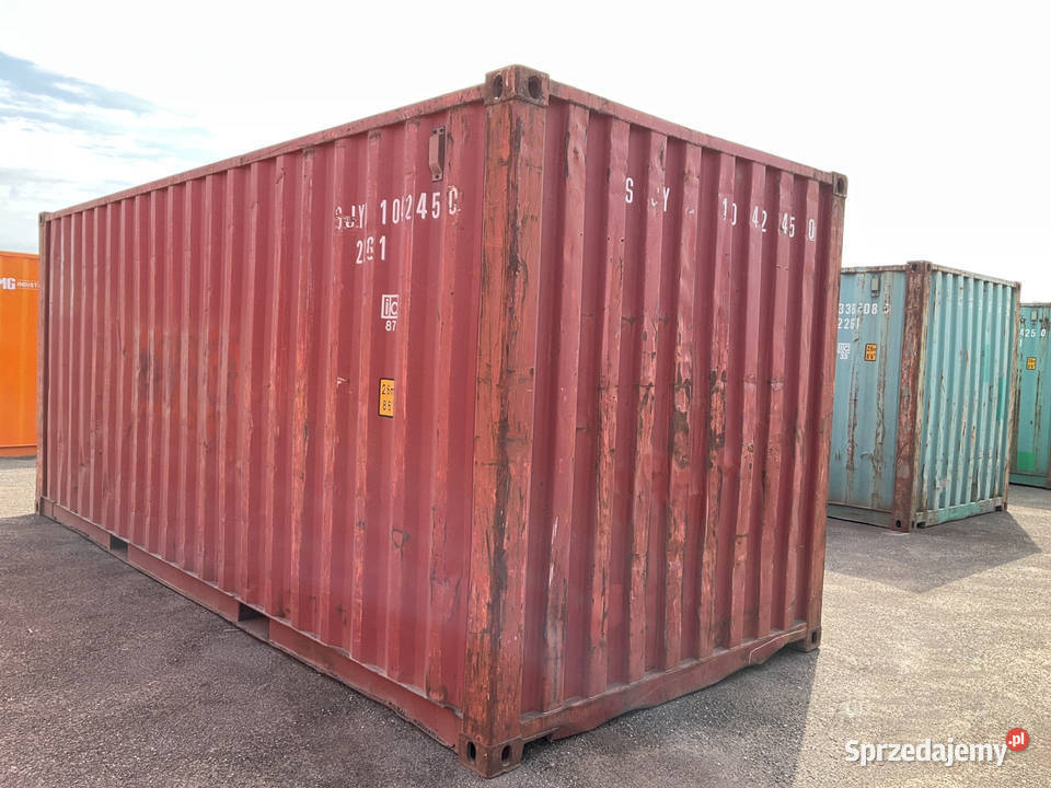 Kontener morski magazynowy 20DV 6 metrowy
