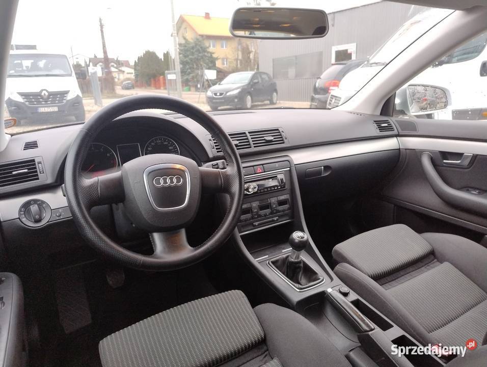 Audi A4 18 Turbo kubełkowe fotele srebrny Białystok