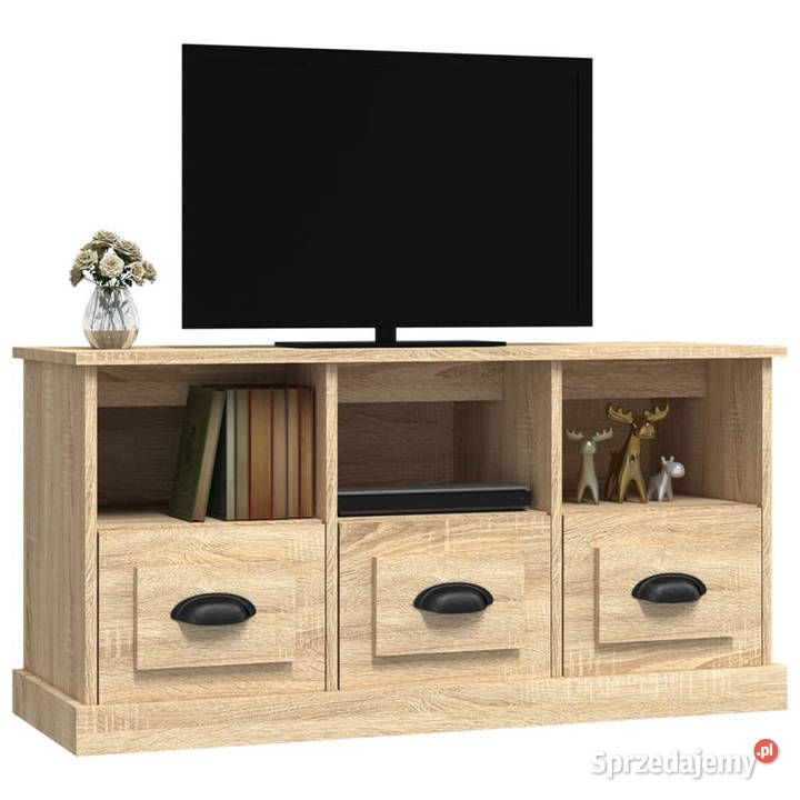 Szafka pod TV dąb sonoma 100x35x50 materiał Warszawa