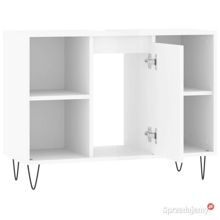 Szafka łazienkowa biała z połyskiem 80x33x60 mazowieckie Warszawa sprzedam