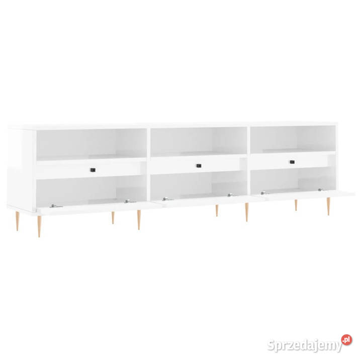 Szafka pod TV wysoki połysk biała 150x30x445 Warszawa sprzedam