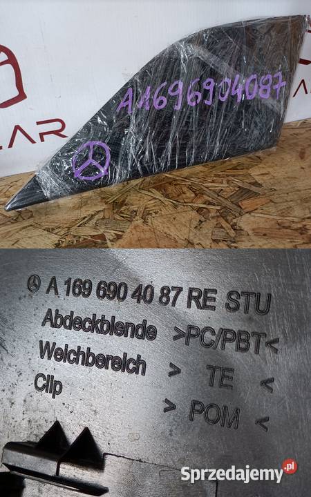MERCEDES B W245 ZAŚLEPKA OSŁONA LUSTERKA PRAWY Pleszew