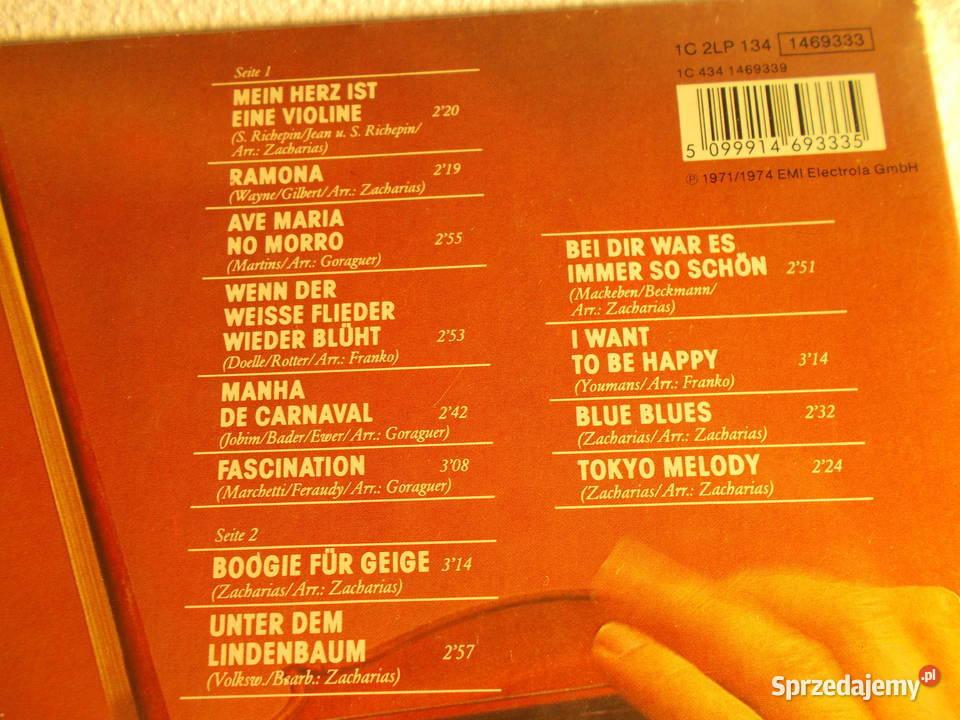 LP Helmut ZachariasGold Collectionalbum 2płytowy Poznań