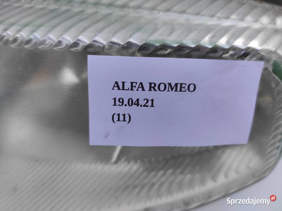 LAMPA PRZÓD LEWA ALFA ROMEO 147 937 PRZED LIFT wielkopolskie Nowy Tomyśl