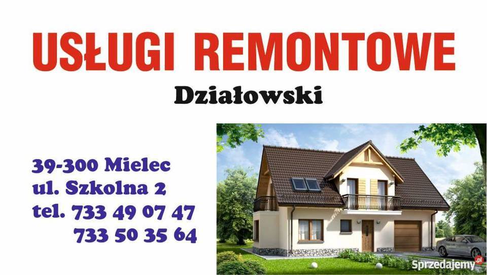 Wykończenia wnętrz Mielec