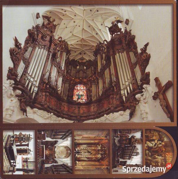 Kart Poczt Katedra w Oliwie Organy Pocztówki i karty telefoniczne śląskie Gliwice sprzedam